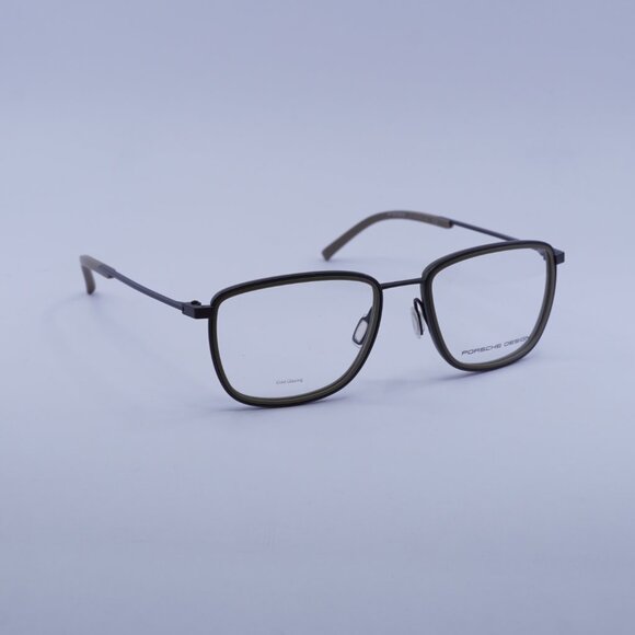 Porsche Design P8365 E Eyeglasses Dark Grey/Black 53mm Square Frame - Picture 6 of 11